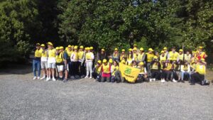 Studenti del Pertini al lavoro a Villa Gabrieli