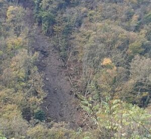 Preoccupa la nuova frana sul Turchino