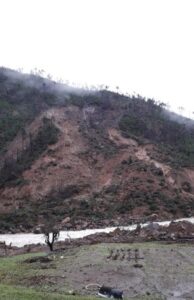 “Mi sono ritrovato la montagna nell’orto”
