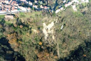 I droni dell’Esercito per mappare le frane a San Cristoforo