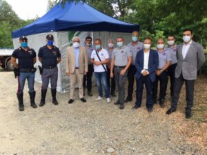 Visita del prefetto di Alessandria Iginio Olita