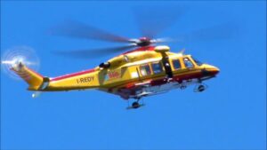 Ventenne cade in moto: trasferito ad Alessandria con l’elisoccorso