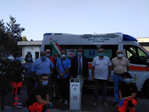 Rotary Club: donato un sanificatore alla Croce Verde Ovadese