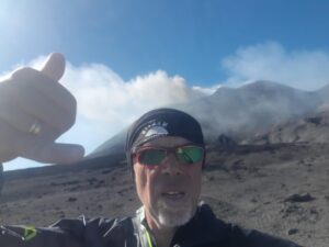 In bici fino alla cima dell’Etna: l’ultima impresa di Ugo Gaggero