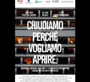 Centri commerciali, saracinesche giù  per chiedere la riapertura  nei weekend
