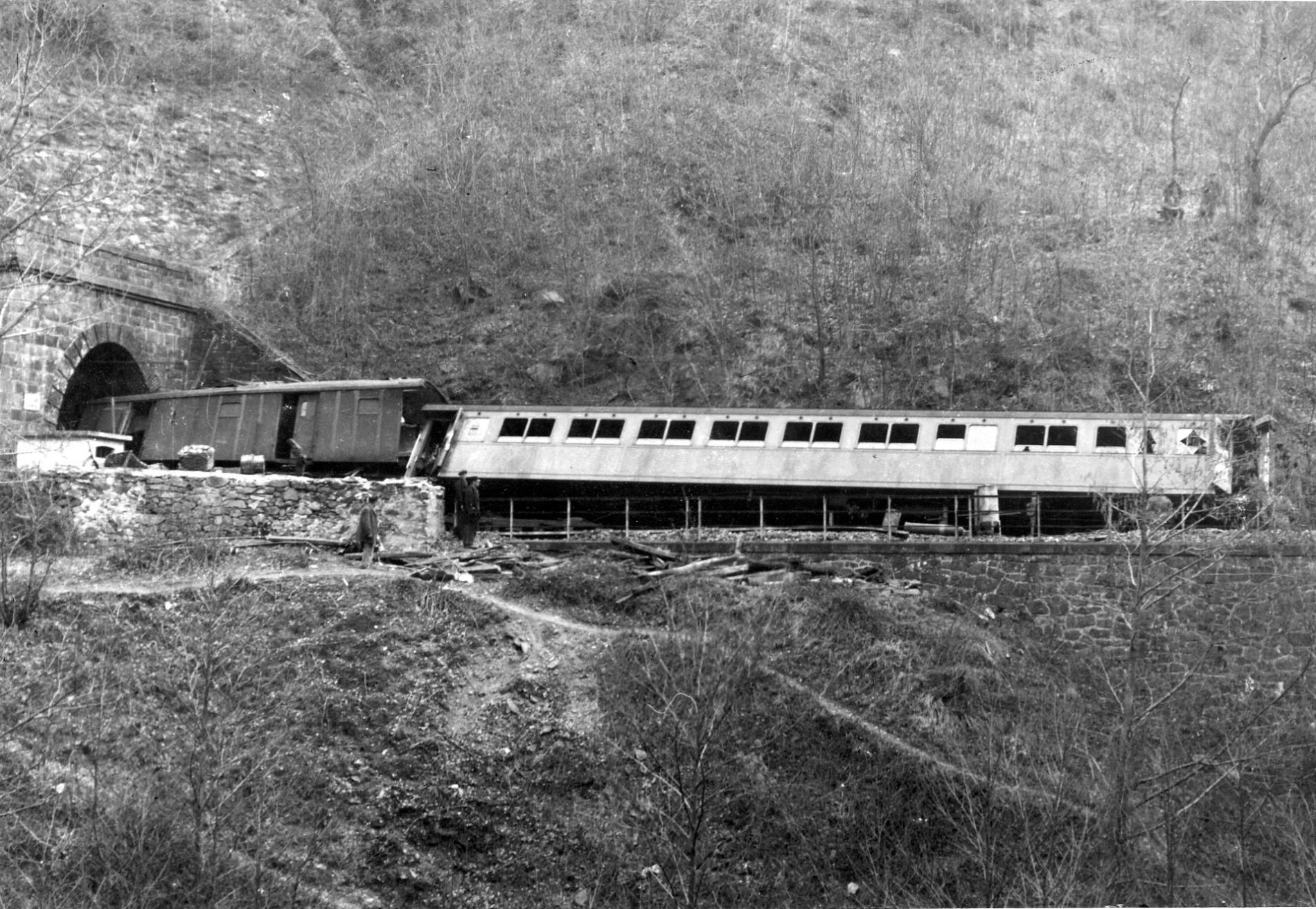 Gnocchetto, 77 anni fa il deragliamento del treno