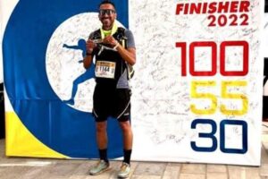 Massimiliano D’Este, sfida mozzafiato al Gran Trail Monte Bianco