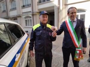 Protezione civile: consegnate le chiavi di un nuovo mezzo