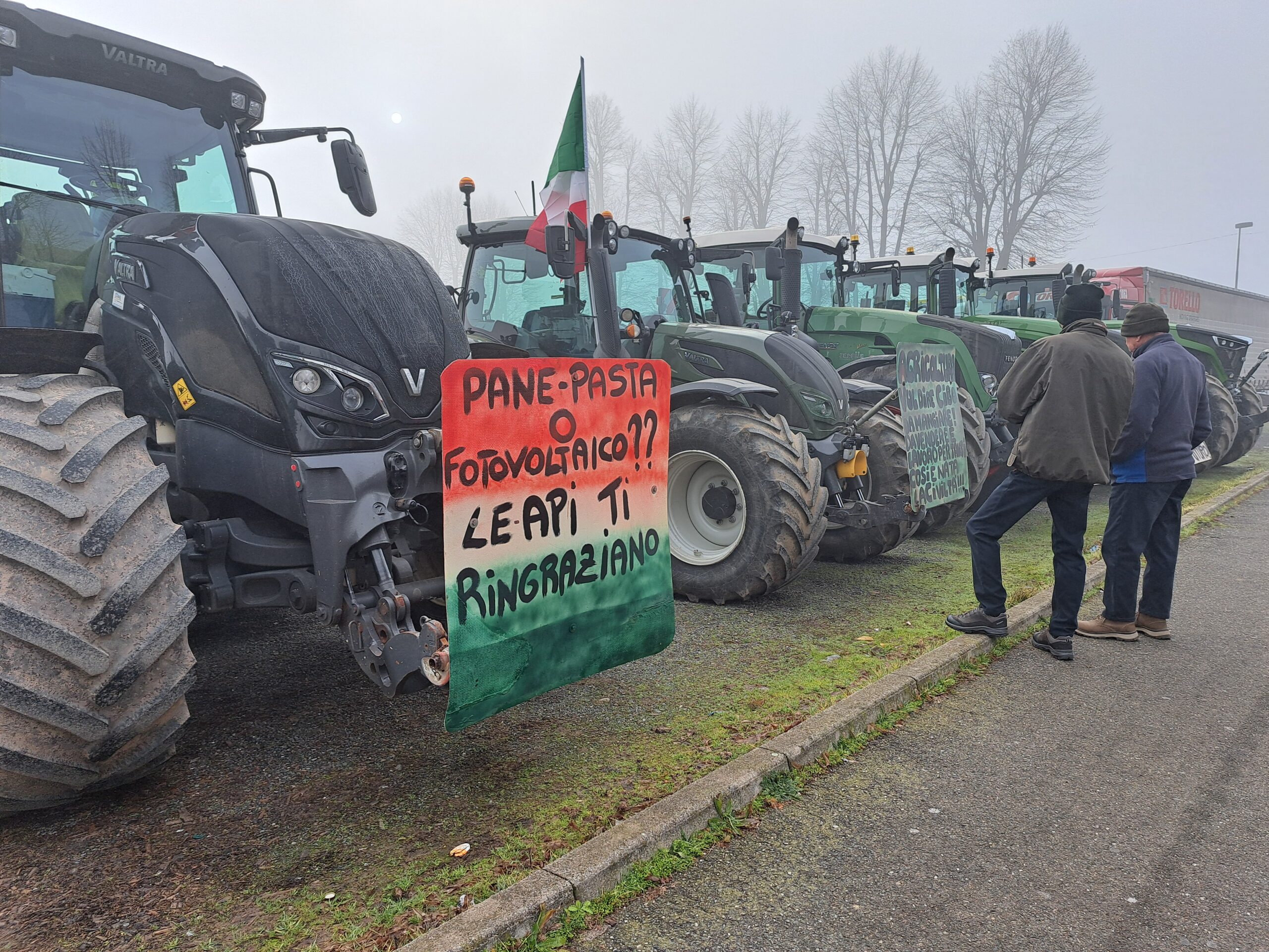 Alessandria, disagi al traffico per il corteo dei trattori