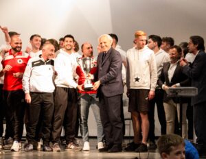 Roberto Bettega, festa con l’Ovadese per il salto in Eccellenza