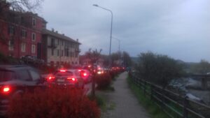 Ponte sullo Stura, la prima limitazione porta code contenute