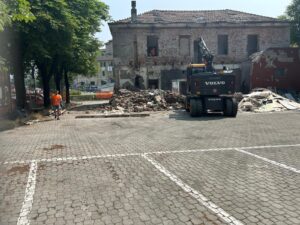 Ex fermata del tram, i lavori entrano nel vivo