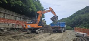 Frana di Mele, lavori in corso per la futura galleria