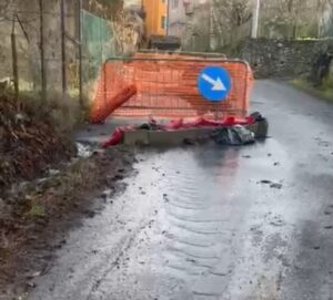 Bozzolina, una voragine minaccia l’unica strada di accesso