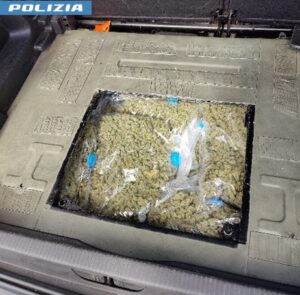 Ovada, sequestrati oltre 16 chili di marijuana sull’A26: arrestato 40enne